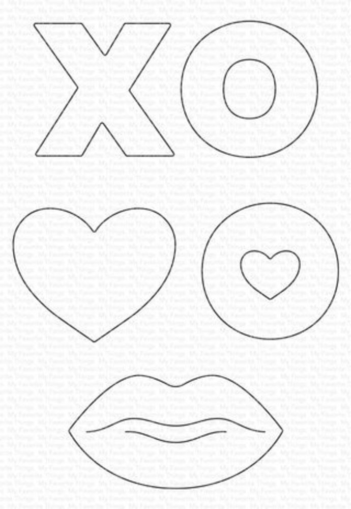 My Favorite Things Die-namics Love Icons (MFT-2465)