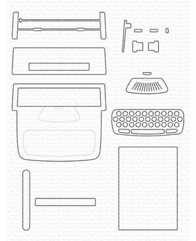 My Favorite Things Die-namics Typewriter (MFT-2469) My Favorite Things Die-namics Typewriter (MFT-2469)