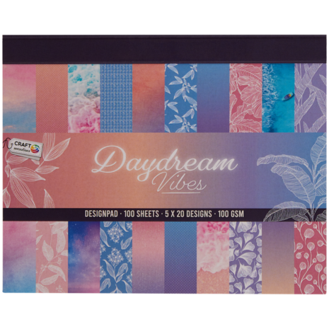 Craft Sensations Daydream Vibes 11,5x16,5 cm Paper Pad (CR1506/22A) Craft Sensations Daydream Vibes 11,5x16,5 cm Paper Pad (CR1506/22A)