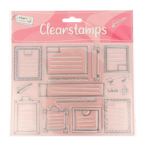 Craft Sensations Clear Stamps Make A List (CR0484/22A1)