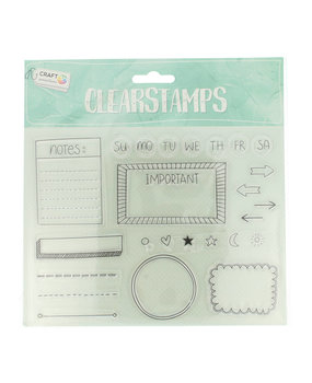 Craft Sensations Clear Stamps Weekly Planner (CR0484/22A2) Craft Sensations Clear Stamps Weekly Planner (CR0484/22A2)