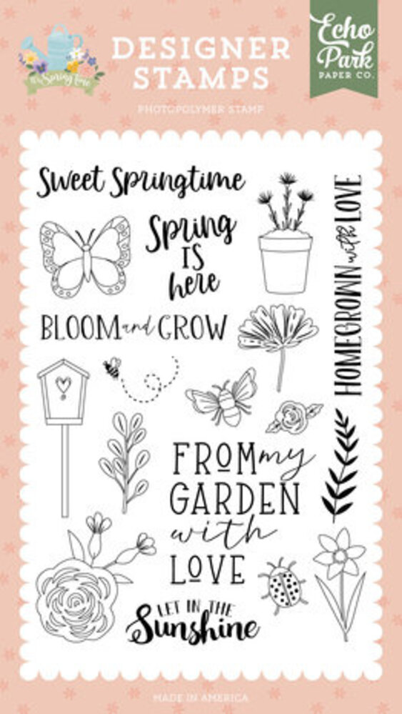 Echo Park It's Spring Time Let In The Sunshine Clear Stamps (IST299045) Echo Park It's Spring Time Let In The Sunshine Clear Stamps (IST299045)