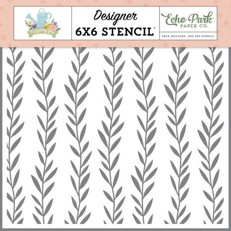 Echo Park It's Spring Time Spring Vines Stencil (IST299033) Echo Park It's Spring Time Spring Vines Stencil (IST299033)