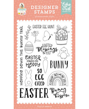 Echo Park It's Easter Time So Egg Cited Clear Stamps (IET300045)*