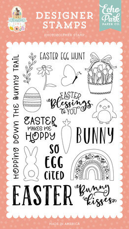 Echo Park It's Easter Time So Egg Cited Clear Stamps (IET300045) Echo Park It's Easter Time So Egg Cited Clear Stamps (IET300045)