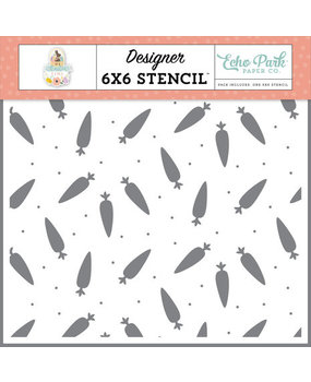 Echo Park It's Easter Time Cute Carrots Stencil (IET300035)