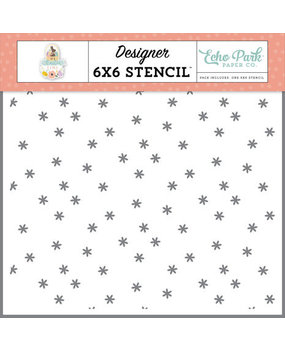 Echo Park It's Easter Time Tiny Daisies Stencil (IET300036)*