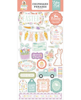 Echo Park It's Easter Time 6x13 Inch Chipboard Phrases (IET300022) Echo Park It's Easter Time 6x13 Inch Chipboard Phrases (IET300022)