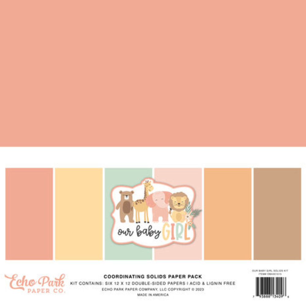 Echo Park Our Baby Girl 12x12 Inch Mega Bundle (OBA301050) Echo Park Our Baby Girl 12x12 Inch Mega Bundle (OBA301050)