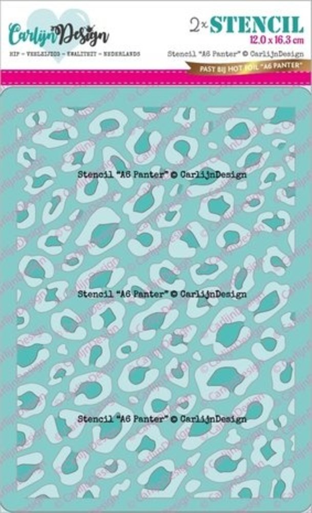 Carlijn Design Stencil A6 Panter (CDSC-0025) Carlijn Design Stencil A6 Panter (CDSC-0025)