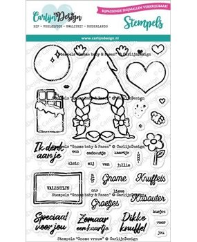 Carlijn Design Stempels Gnome Vrouw (CDST-0096) Carlijn Design Stempels Gnome Vrouw (CDST-0096)