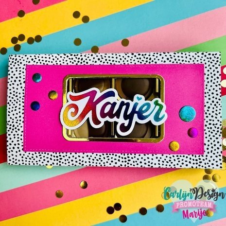 Carlijn Design Hot Foil Grote Teksten 6 Kanjer (CDHF-0022)