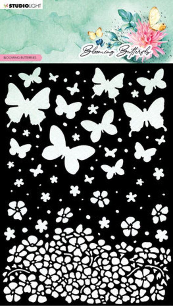 Studio Light Blooming Butterfly Masking Stencil Blooming Butterflies (SL-BB-MASK169)