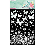 Studio Light Blooming Butterfly Masking Stencil Blooming Butterflies (SL-BB-MASK169)