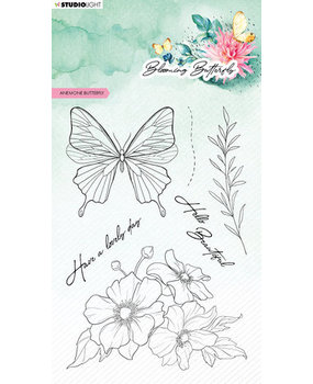 Studio Light Blooming Butterfly Clear Stamp Anemone Butterfly (SL-BB-STAMP359)* Studio Light Blooming Butterfly Clear Stamp Anemone Butterfly (SL-BB-STAMP359)*