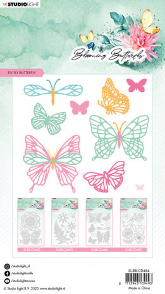 Studio Light Blooming Butterfly Snijmal Fly Fly Butterfly (SL-BB-CD484) Studio Light Blooming Butterfly Snijmal Fly Fly Butterfly (SL-BB-CD484)