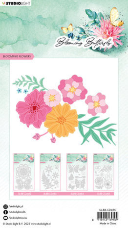 Studio Light Blooming Butterfly Snijmal Blooming Flowers (SL-BB-CD485)