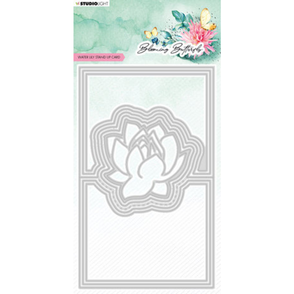 Studio Light Blooming Butterfly Snijmal Water Lily Stand Up Card (SL-B ...