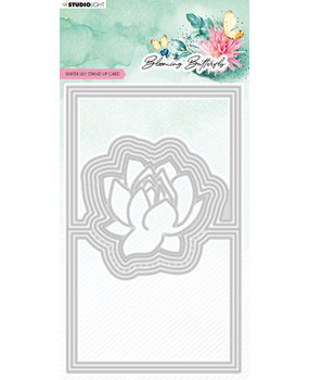 Studio Light Blooming Butterfly Snijmal Water Lily Stand Up Card (SL-BB-CD487)*