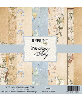 Reprint Vintage Baby 12x12 Inch Paper Pack (CRP062)