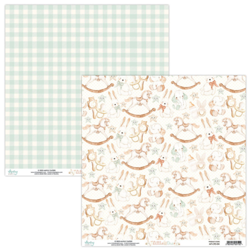 Mintay Little One 6x6 Inch Scrapbooking Paper Pad (MT-LTO-08) Mintay Little One 6x6 Inch Scrapbooking Paper Pad (MT-LTO-08)