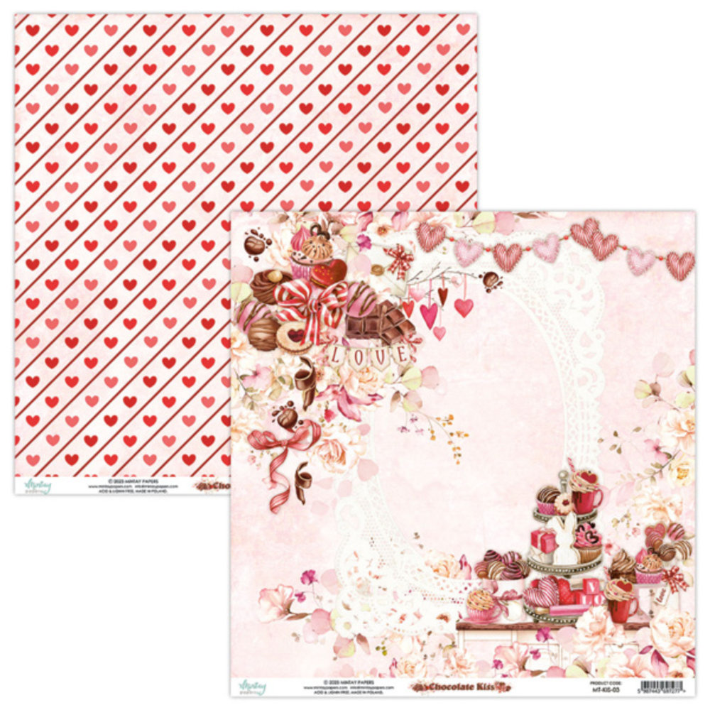 Mintay Chocolate Kiss 6x6 Inch Scrapbooking Paper Pad (MT-KIS-08) Mintay Chocolate Kiss 6x6 Inch Scrapbooking Paper Pad (MT-KIS-08)