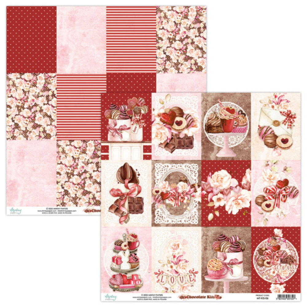 Mintay Chocolate Kiss 6x6 Inch Scrapbooking Paper Pad (MT-KIS-08) Mintay Chocolate Kiss 6x6 Inch Scrapbooking Paper Pad (MT-KIS-08)