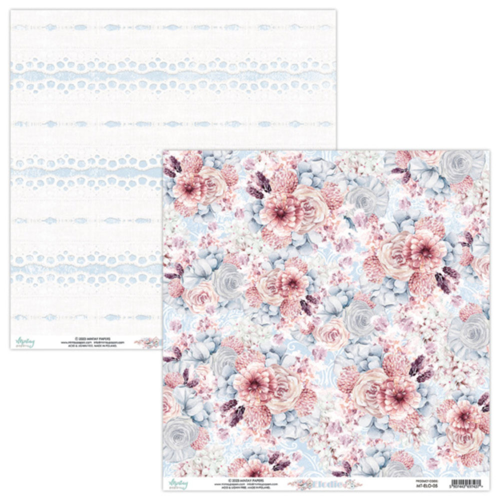 Mintay Elodie 6x6 Inch Scrapbooking Paper Pad (MT-ELO-08)