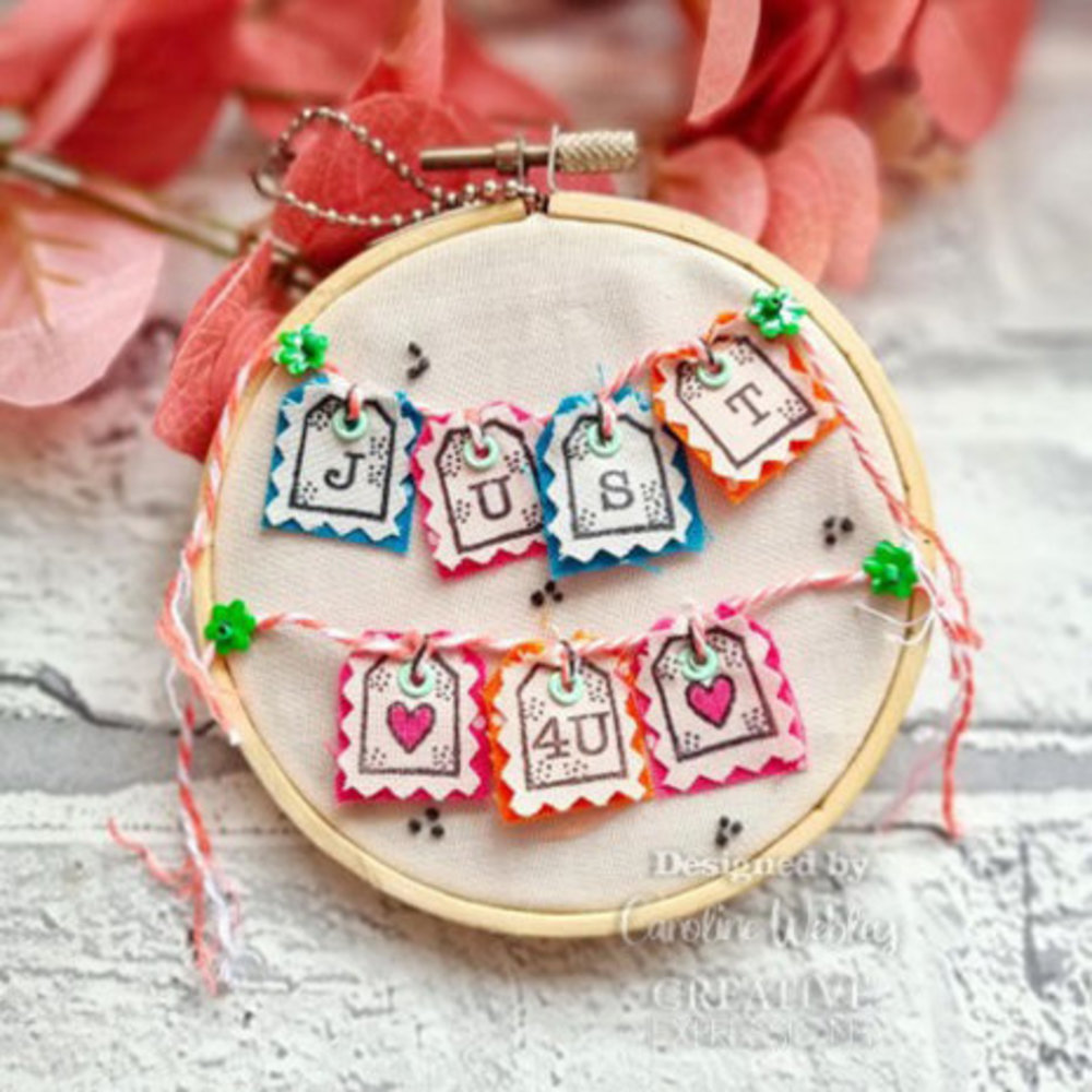 Woodware Mini Tag Alphabet Clear Stamps (FRB004) Woodware Mini Tag Alphabet Clear Stamps (FRB004)