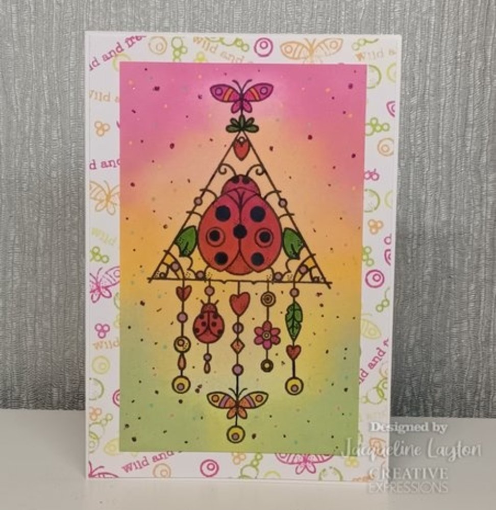 Woodware Ladybird Dream Clear Stamps (FRS969) Woodware Ladybird Dream Clear Stamps (FRS969)