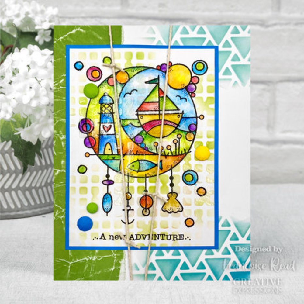 Woodware Seaside Dreamcatcher Clear Stamps (FRS970)