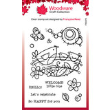 Woodware Bird Nest Clear Stamps (FRS972)