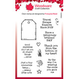 Woodware Tagged Greeings Clear Stamps (FRS974)