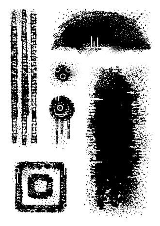 Woodware Speckled Textures Clear Stamps (FRS975)