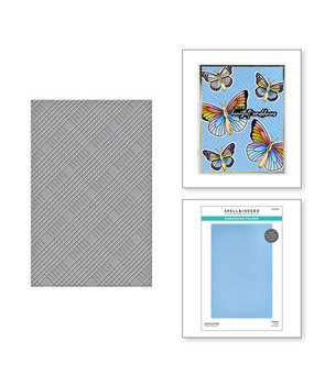 Spellbinders Celebrate You Diamond Plaid Embossing Folder (SES-036) Spellbinders Celebrate You Diamond Plaid Embossing Folder (SES-036)