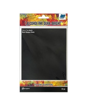 Ranger Alcohol Ink Dura-Bright 5x7 Inch Black Opaque Matte (TAC81067) Ranger Alcohol Ink Dura-Bright 5x7 Inch Black Opaque Matte (TAC81067)
