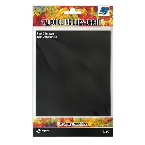 Ranger Alcohol Ink Dura-Bright 5x7 Inch Black Opaque Matte (TAC81067) Ranger Alcohol Ink Dura-Bright 5x7 Inch Black Opaque Matte (TAC81067)