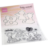 Marianne Design Eline's Animals Stamp & Die Baby Animals (EC0199)