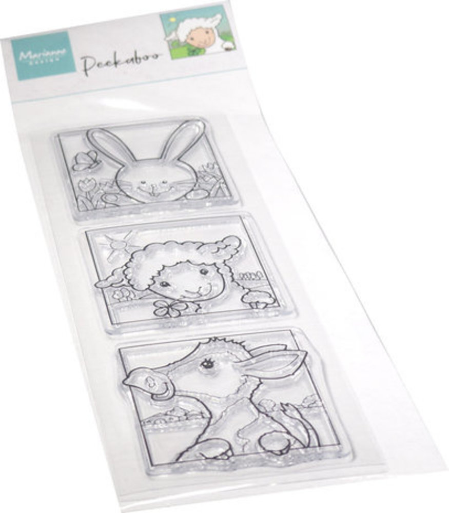 Marianne Design Hetty's Peek-a-boo Clear Stamps Spring Animals (CS1115) Marianne Design Hetty's Peek-a-boo Clear Stamps Spring Animals (CS1115)