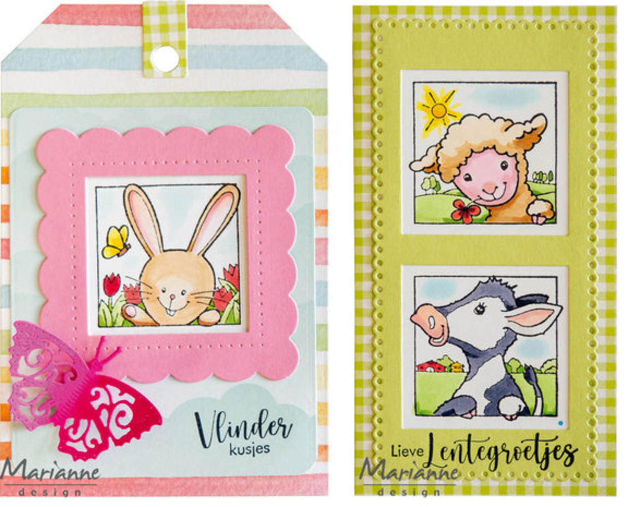 Marianne Design Hetty's Peek-a-boo Clear Stamps Spring Animals (CS1115) Marianne Design Hetty's Peek-a-boo Clear Stamps Spring Animals (CS1115)