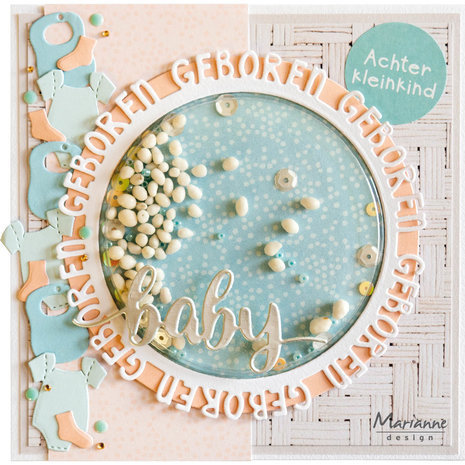 Marianne Design Shaker Windows Circles Ø85mm (LR0046) Marianne Design Shaker Windows Circles Ø85mm (LR0046)