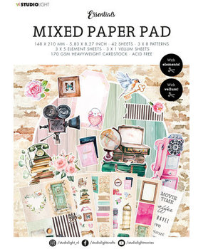 Studio Light Essentials Lovely Vintage A5 Mixed Paper Pad (SL-ES-MPP22)