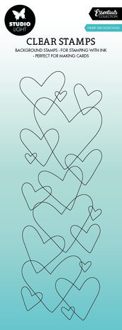 Studio Light Essentials Clear Stamp Heart Background (SL-ES-STAMP372) Studio Light Essentials Clear Stamp Heart Background (SL-ES-STAMP372)