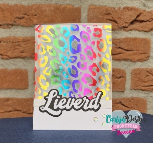 Carlijn Design Hot Foil A6 Panter (CDHF-0024)