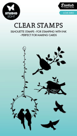 Studio Light Essentials Clear Stamp Love Bird (SL-ES-STAMP385)