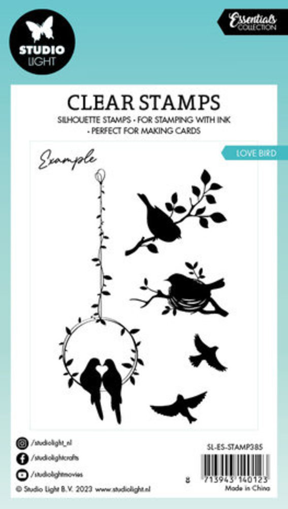 Studio Light Essentials Clear Stamp Love Bird (SL-ES-STAMP385)