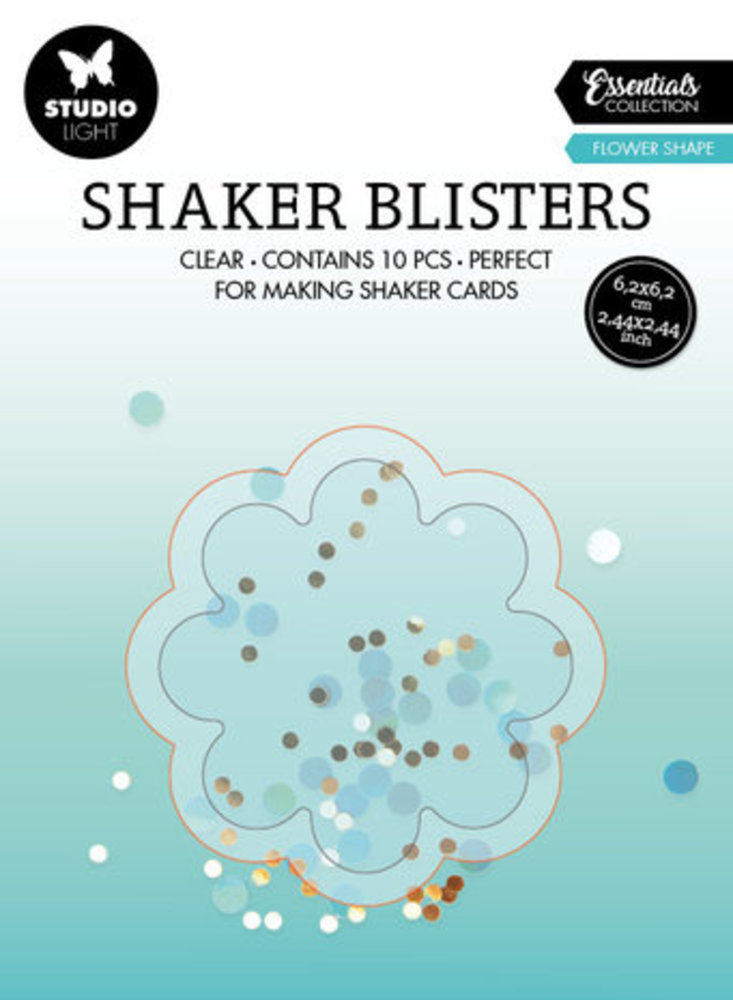 Studio Light Essentials Shaker Blisters Flower Shape (SL-ES-BLIS10)