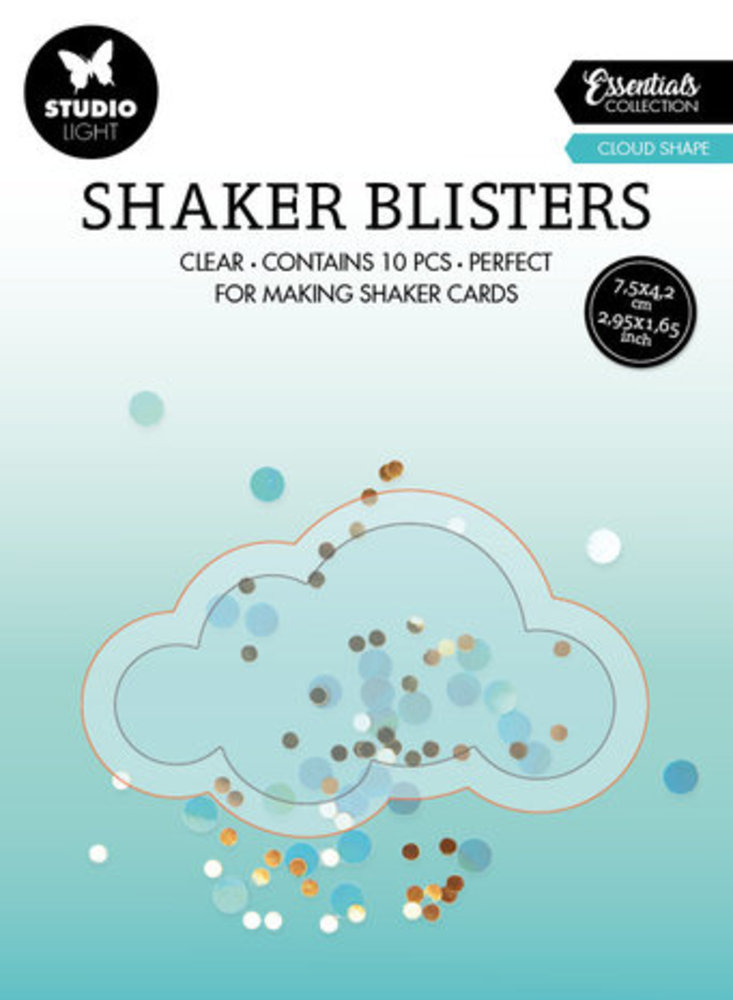 Studio Light Essentials Shaker Blisters Cloud Shape (SL-ES-BLIS11) Studio Light Essentials Shaker Blisters Cloud Shape (SL-ES-BLIS11)