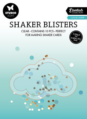 Studio Light Essentials Shaker Blisters Cloud Shape (SL-ES-BLIS11) Studio Light Essentials Shaker Blisters Cloud Shape (SL-ES-BLIS11)