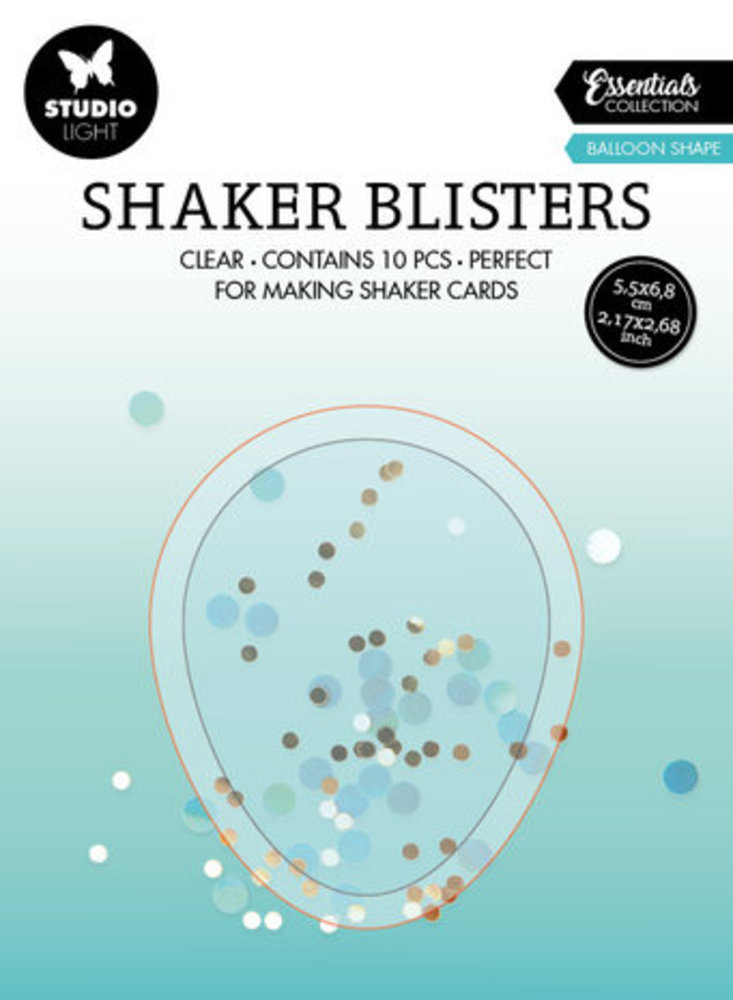 Studio Light Essentials Shaker Blisters Balloon Shape (SL-ES-BLIS12)